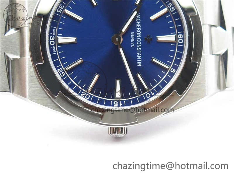 Overseas Ultra-Thin 2000V XF Best Edition Blue Dial on SS Bracelet A Soft 9929