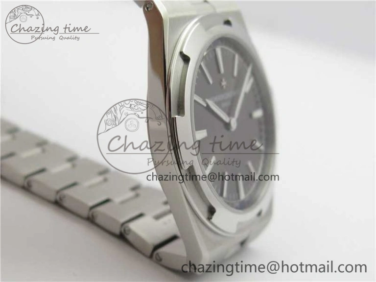 Overseas Ultra-Thin 2000V XF Best Edition Gray Dial on SS Bracelet A Stretchable 9933