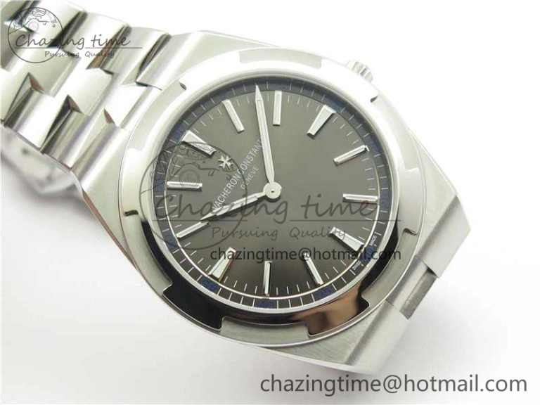 Overseas Ultra-Thin 2000V XF Best Edition Gray Dial on SS Bracelet A Stretchable 9933