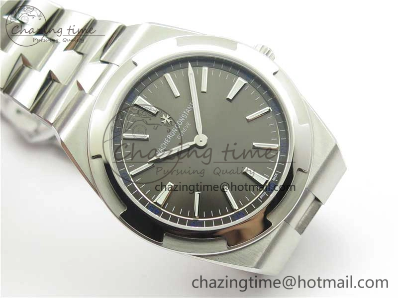 Overseas Ultra-Thin 2000V XF Best Edition Gray Dial on SS Bracelet A Stretchable 9933
