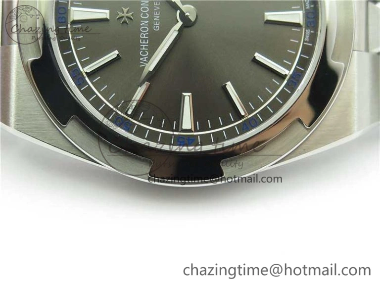 Overseas Ultra-Thin 2000V XF Best Edition Gray Dial on SS Bracelet A Stretchable 9933