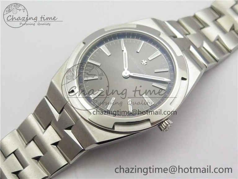 Overseas Ultra-Thin 2000V XF Best Edition Gray Dial on SS Bracelet A Stretchable 9933