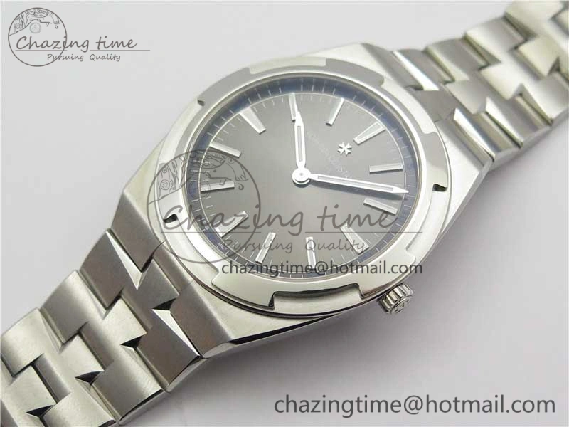 Overseas Ultra-Thin 2000V XF Best Edition Gray Dial on SS Bracelet A Stretchable 9933