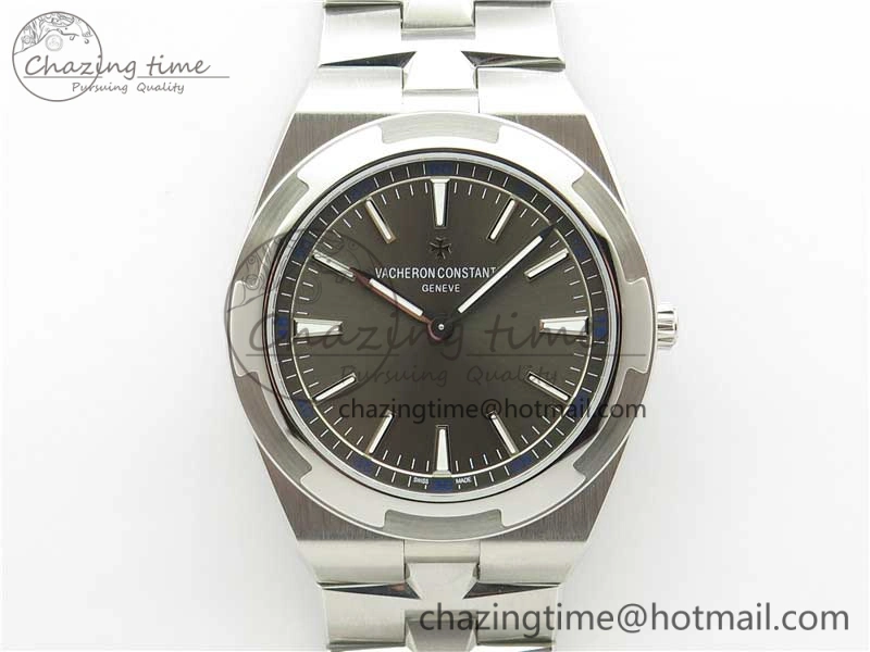 Overseas Ultra-Thin 2000V XF Best Edition Gray Dial on SS Bracelet A Stretchable 9933