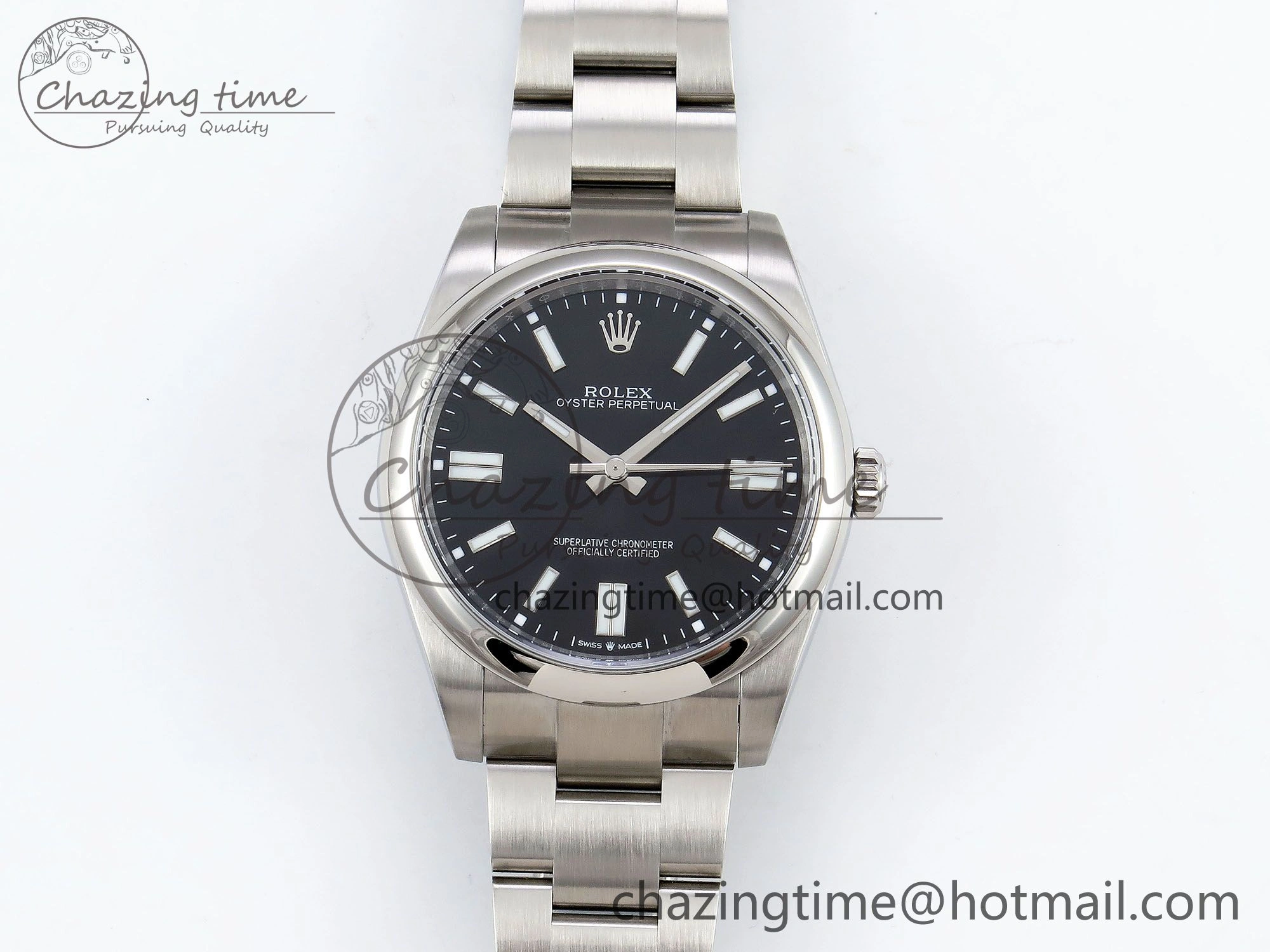 Oyster Perpetual 124300 41mm APF 1:1 Best Edition 904L Steel Black Dial VR Breathable 1415