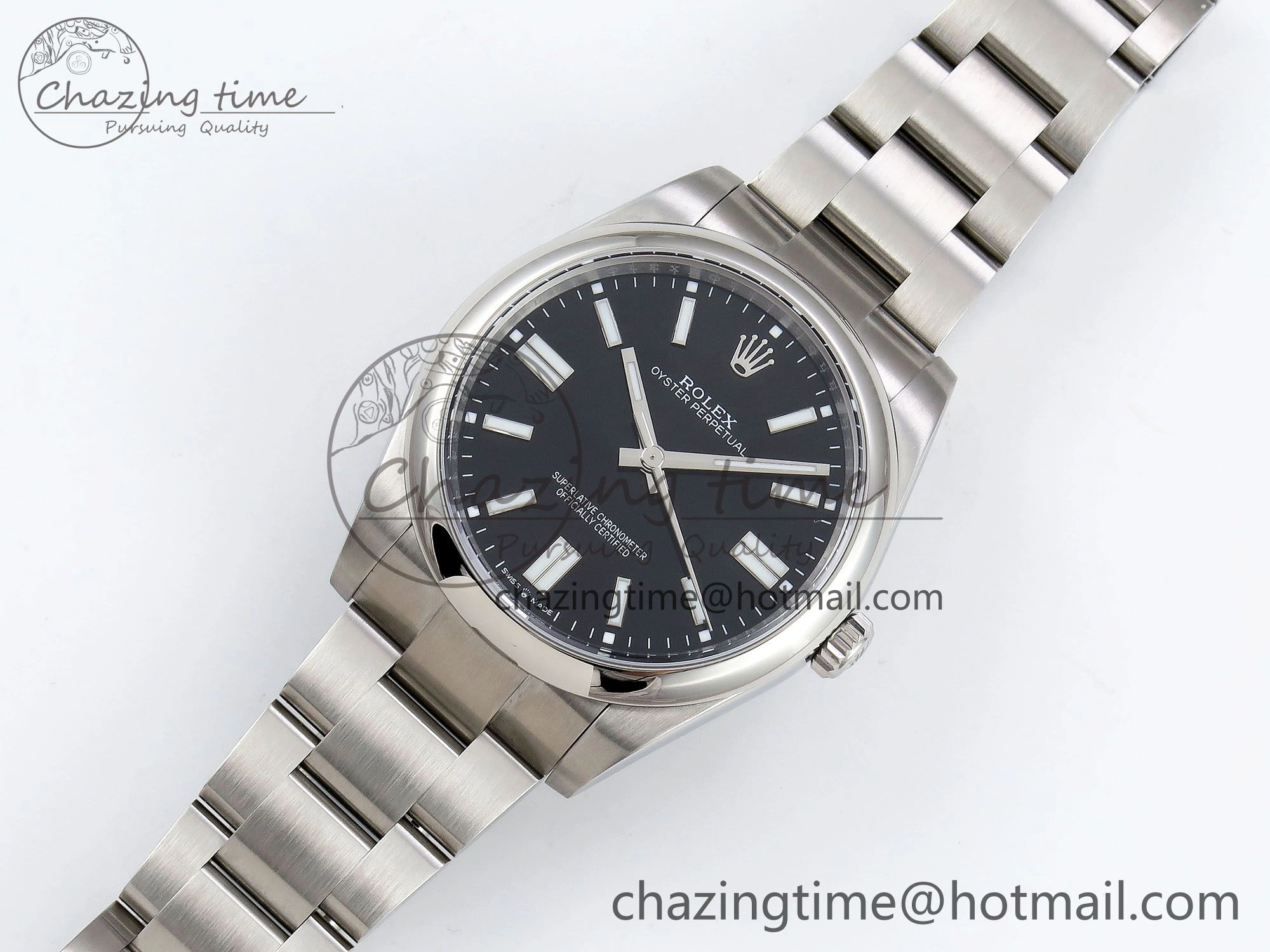 Oyster Perpetual 124300 41mm APF 1:1 Best Edition 904L Steel Black Dial VR Breathable 1415