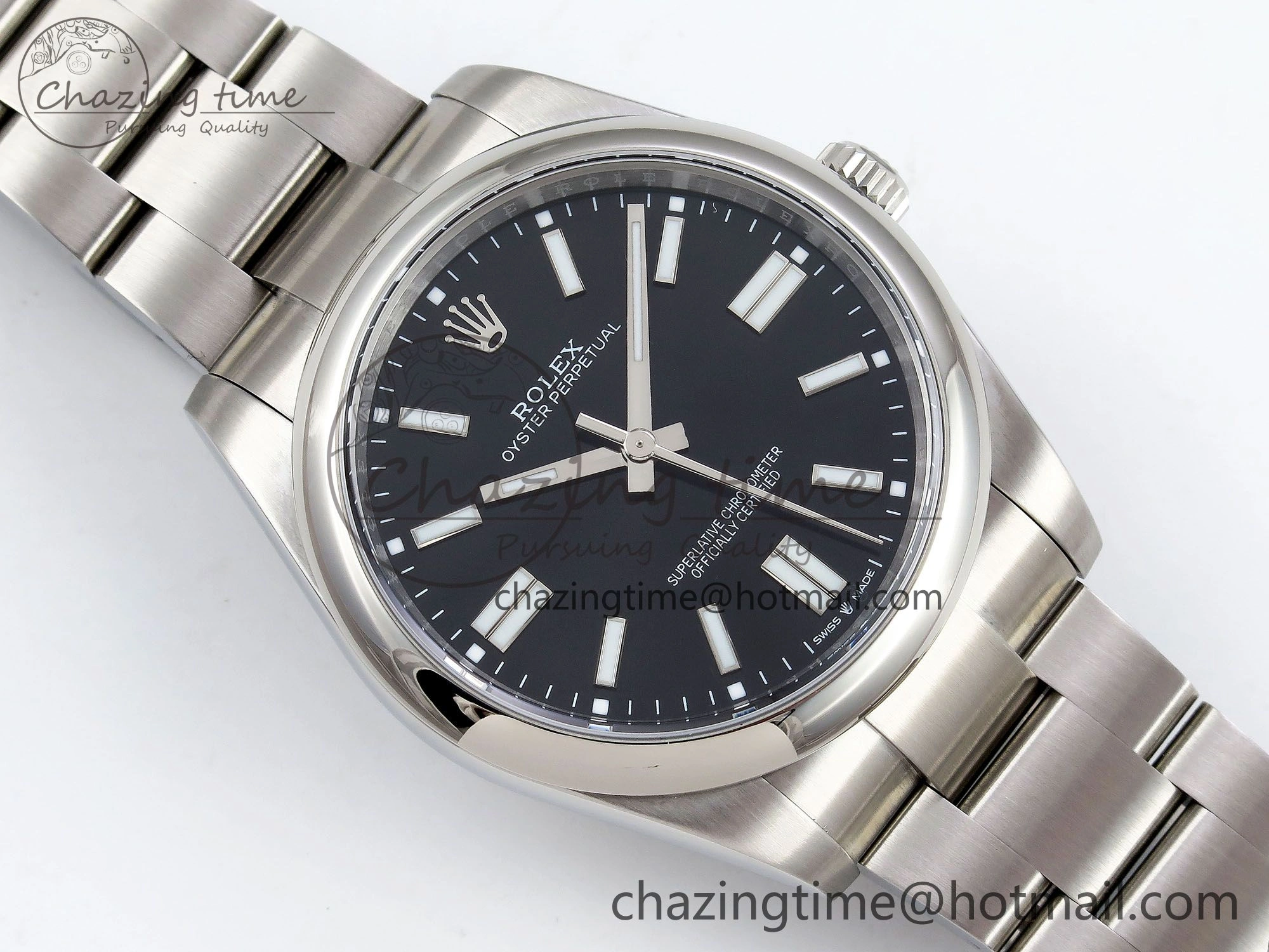 Oyster Perpetual 124300 41mm APF 1:1 Best Edition 904L Steel Black Dial VR Breathable 1415