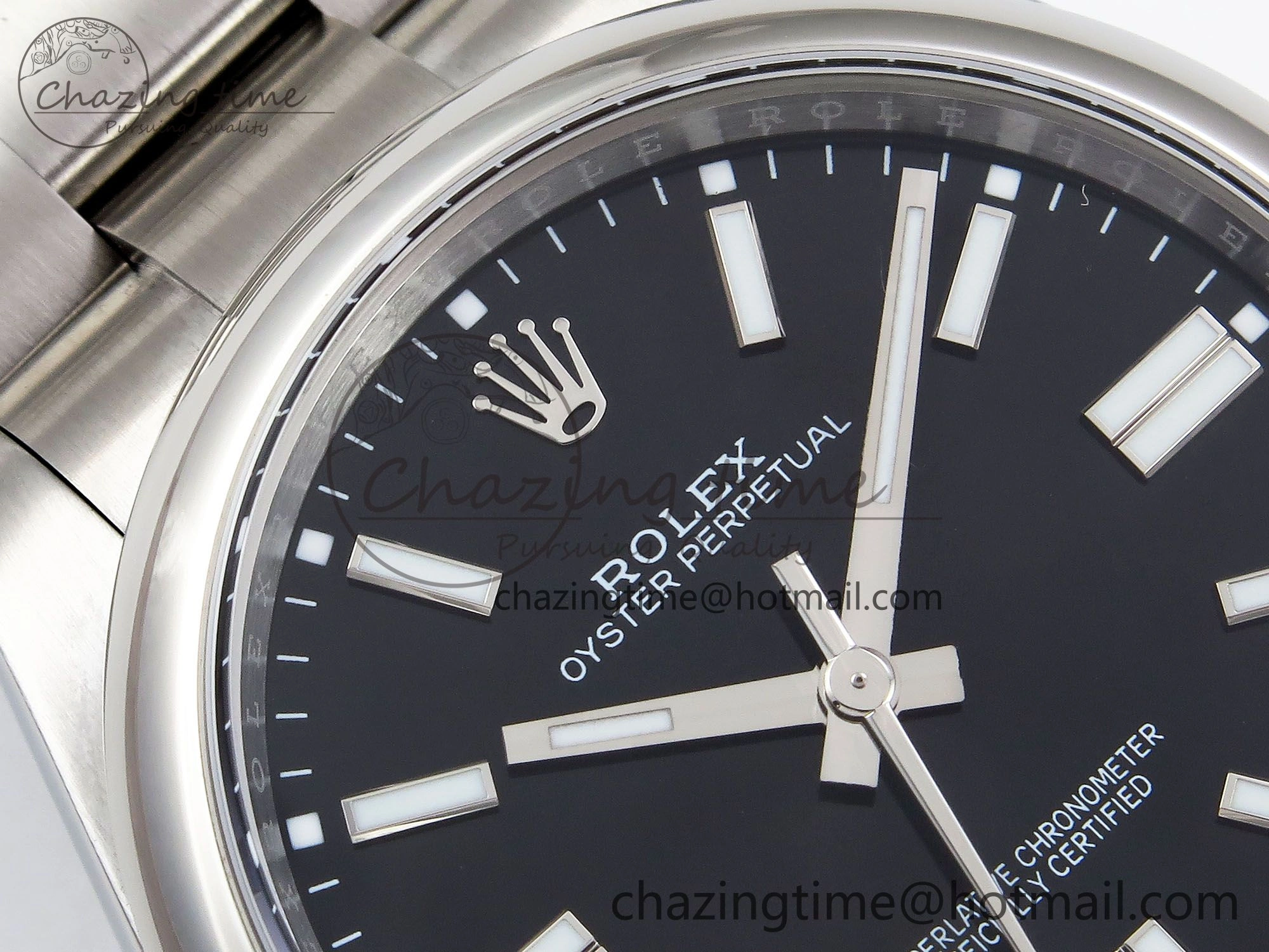 Oyster Perpetual 124300 41mm APF 1:1 Best Edition 904L Steel Black Dial VR Breathable 1415