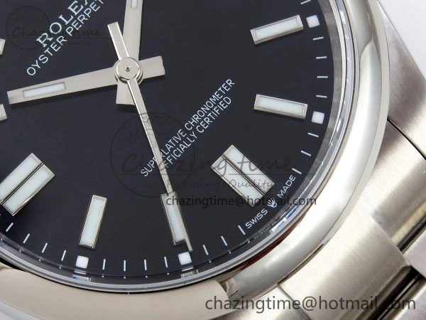 Oyster Perpetual 124300 41mm APF 1:1 Best Edition 904L Steel Black Dial VR Breathable 1415