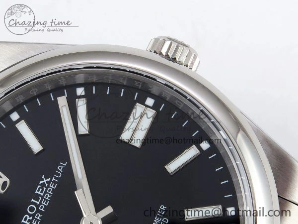 Oyster Perpetual 124300 41mm APF 1:1 Best Edition 904L Steel Black Dial VR Breathable 1415
