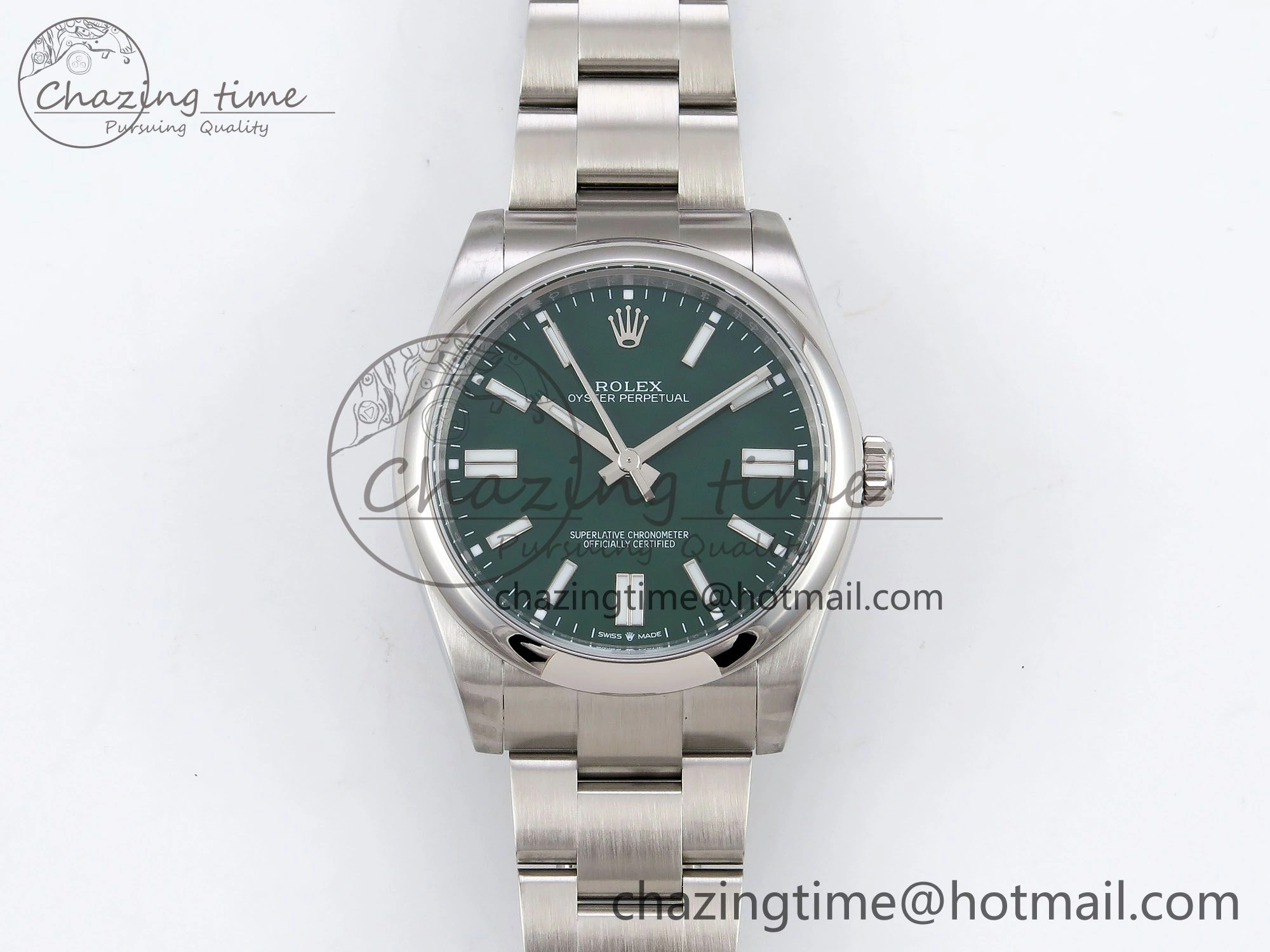 Oyster Perpetual 124300 41mm APF 1:1 Best Edition 904L Steel Green Dial VR UrbanStyle 1413