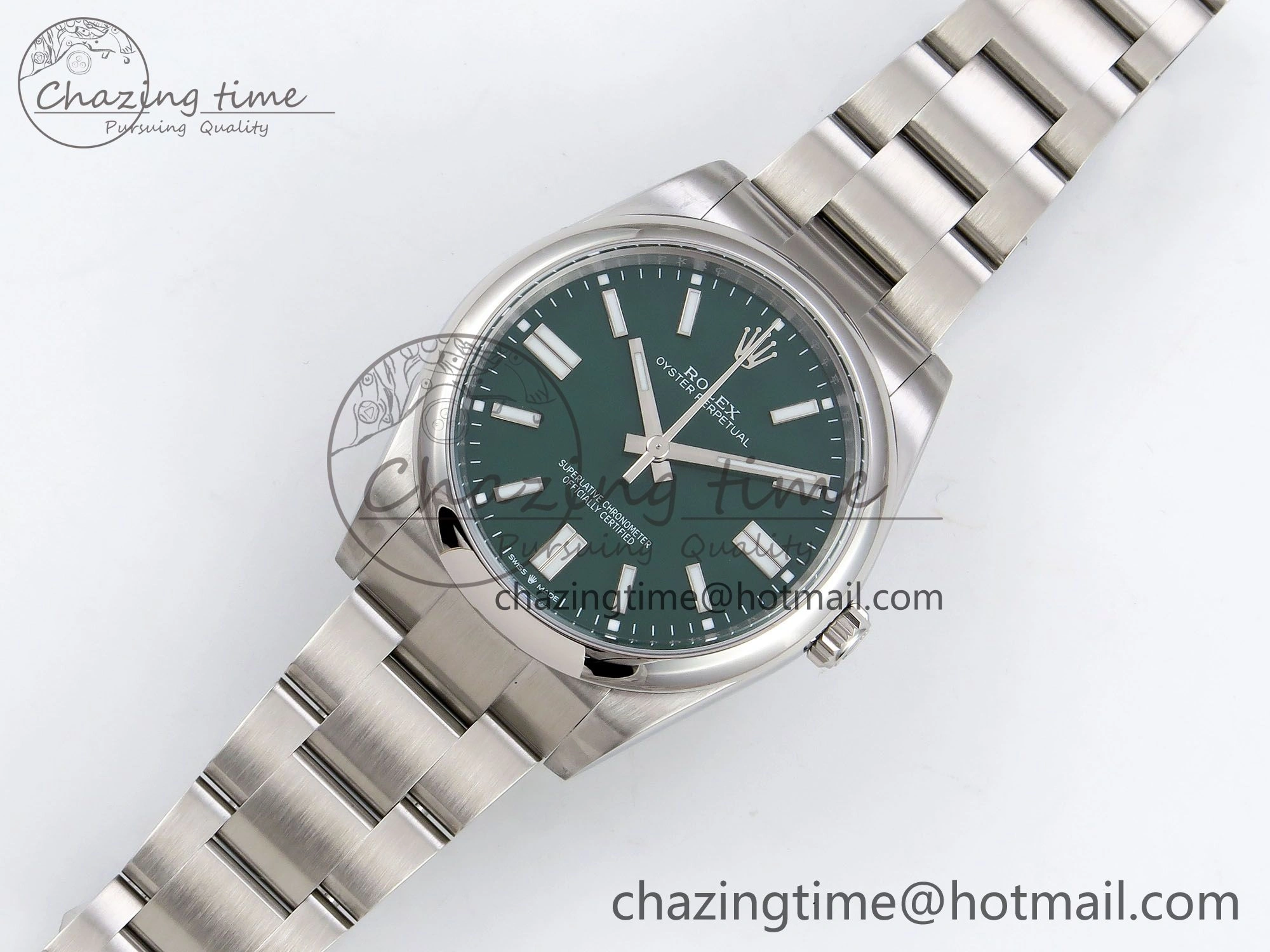 Oyster Perpetual 124300 41mm APF 1:1 Best Edition 904L Steel Green Dial VR UrbanStyle 1413