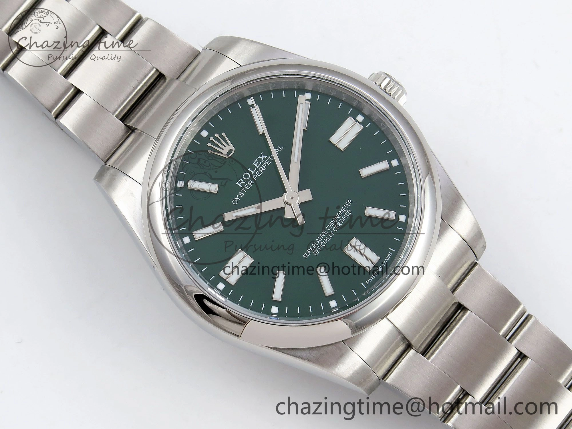Oyster Perpetual 124300 41mm APF 1:1 Best Edition 904L Steel Green Dial VR UrbanStyle 1413
