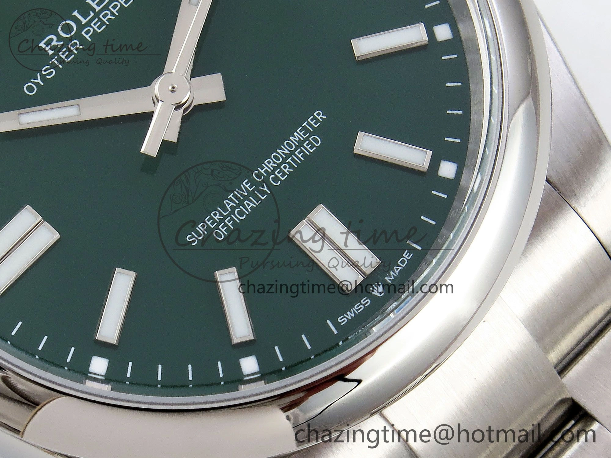 Oyster Perpetual 124300 41mm APF 1:1 Best Edition 904L Steel Green Dial VR UrbanStyle 1413