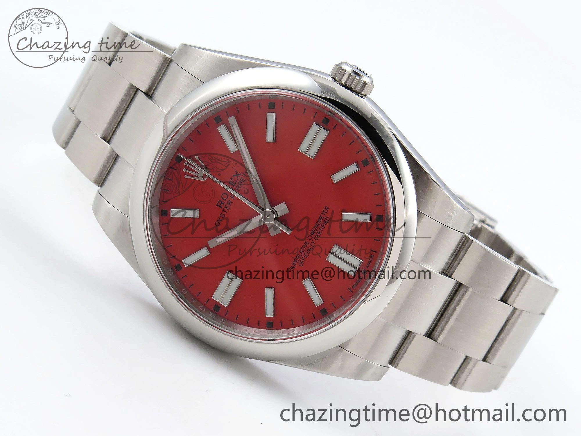 Oyster Perpetual 124300 41mm APF 1:1 Best Edition 904L Steel Red Dial VR EasyCare 1411