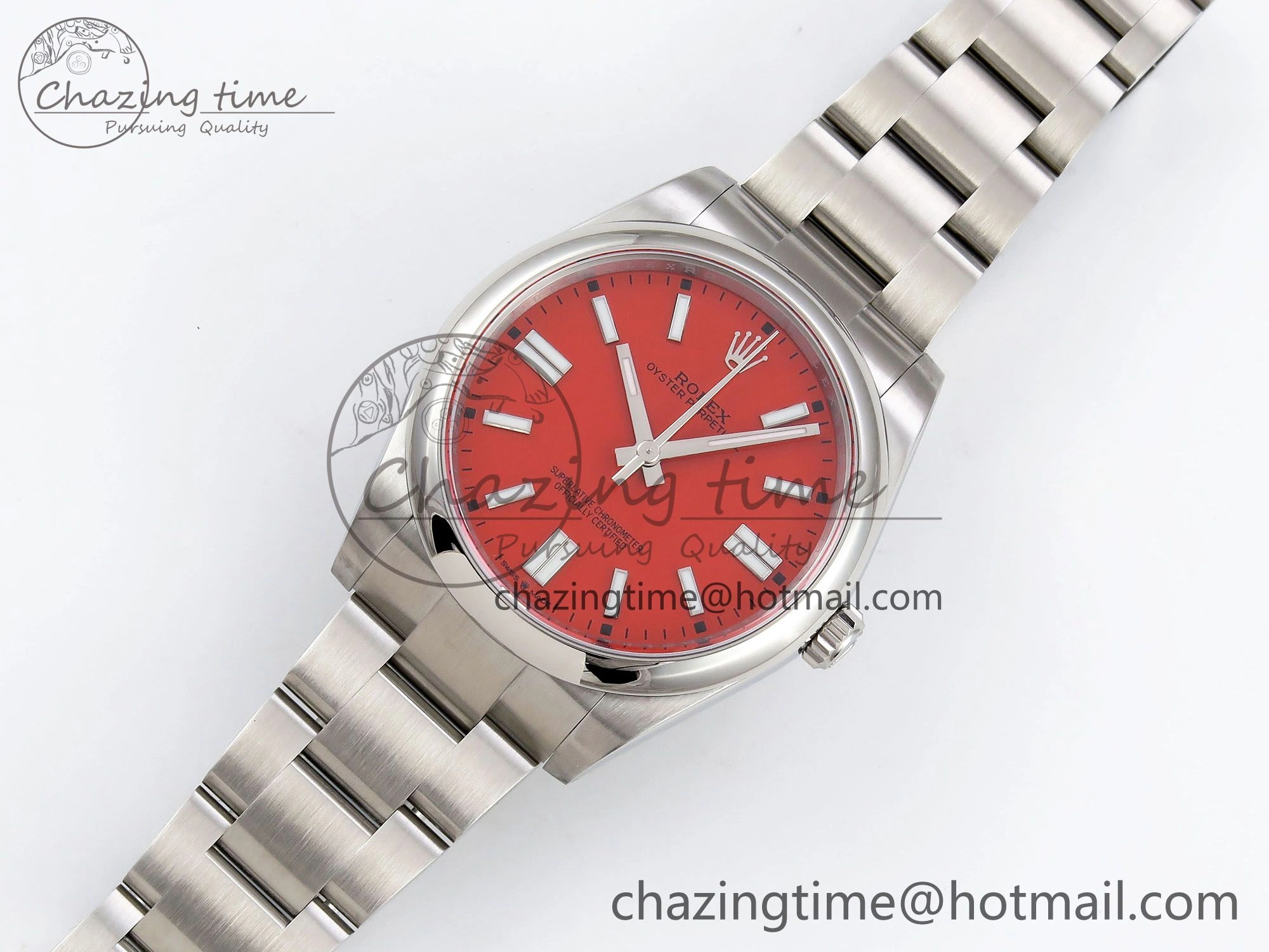 Oyster Perpetual 124300 41mm APF 1:1 Best Edition 904L Steel Red Dial VR EasyCare 1411