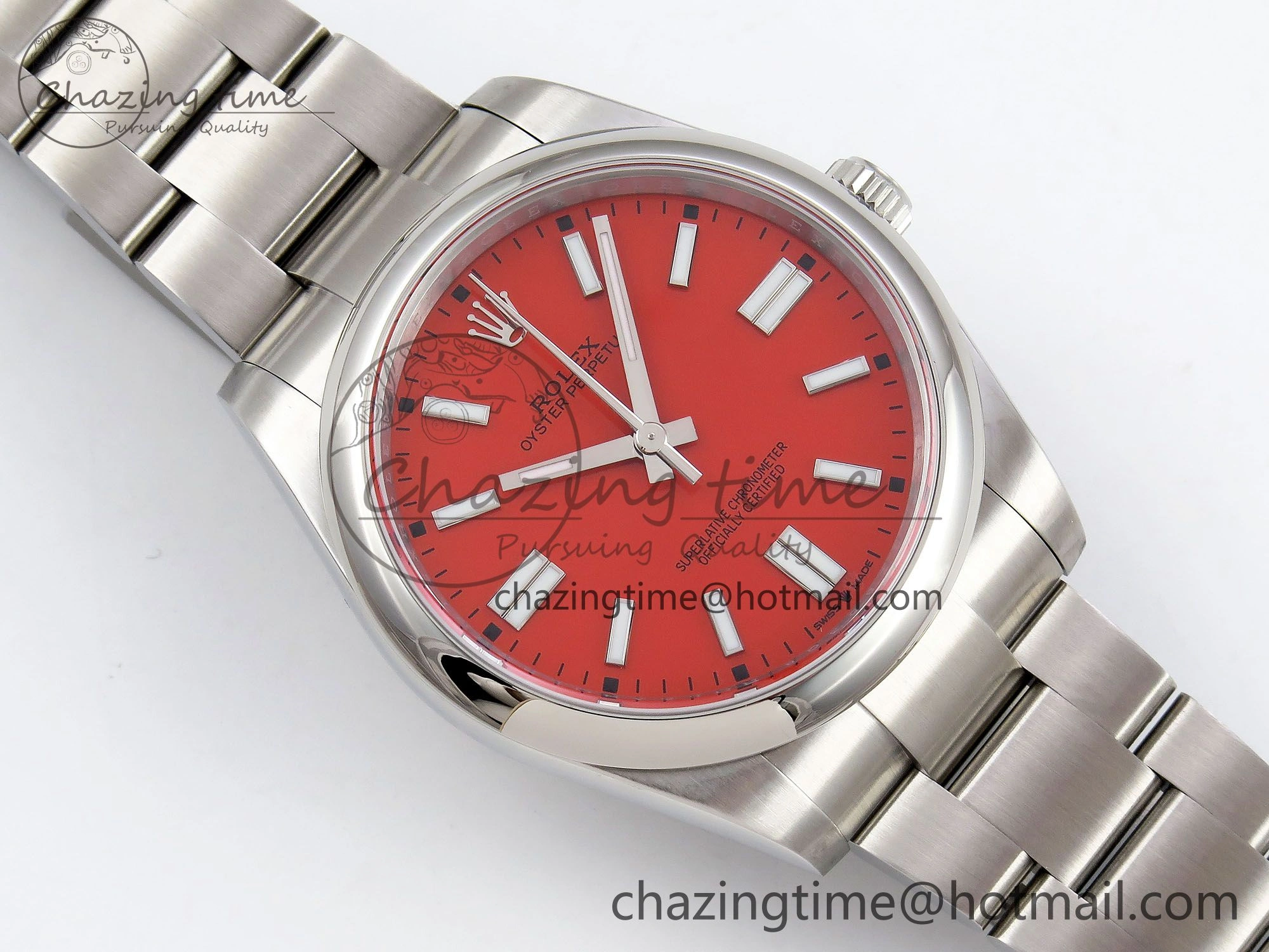 Oyster Perpetual 124300 41mm APF 1:1 Best Edition 904L Steel Red Dial VR EasyCare 1411