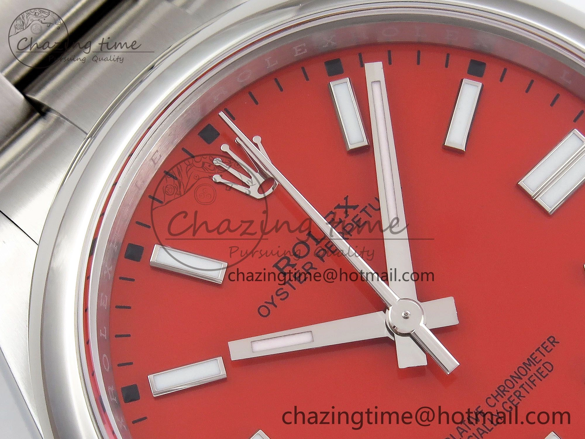 Oyster Perpetual 124300 41mm APF 1:1 Best Edition 904L Steel Red Dial VR EasyCare 1411