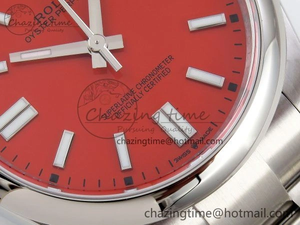 Oyster Perpetual 124300 41mm APF 1:1 Best Edition 904L Steel Red Dial VR EasyCare 1411