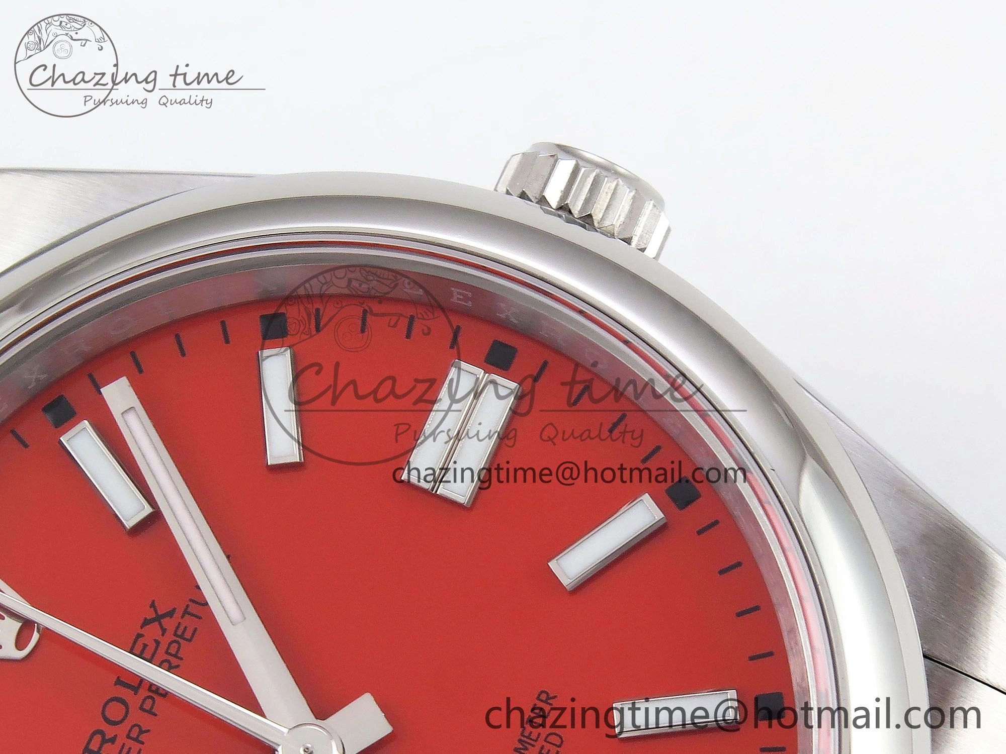 Oyster Perpetual 124300 41mm APF 1:1 Best Edition 904L Steel Red Dial VR EasyCare 1411