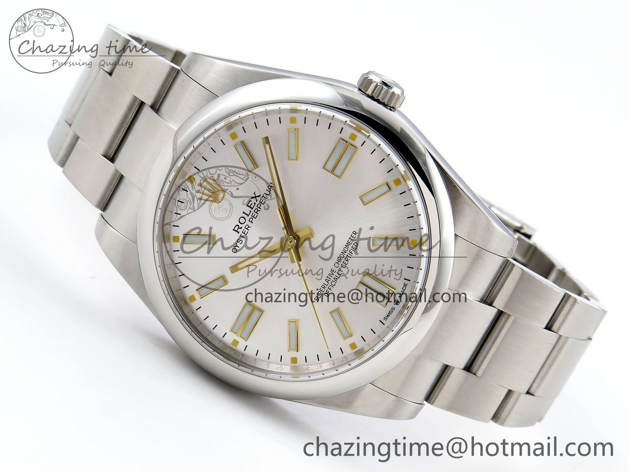 Durable Oyster Perpetual 124300 41mm APF 1:1 Best Edition 904L Steel Silver Dial VR 1408