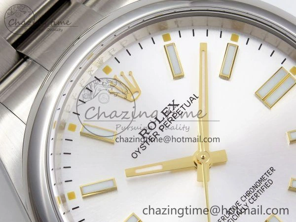 Durable Oyster Perpetual 124300 41mm APF 1:1 Best Edition 904L Steel Silver Dial VR 1408