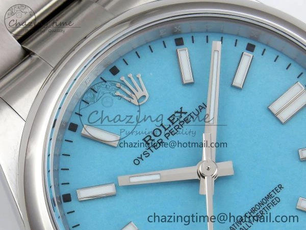 Oyster Perpetual 124300 41mm APF 1:1 Best Edition 904L Steel Tiffany Blue Dial VR Durable 1412