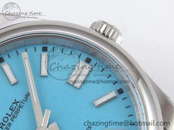 Oyster Perpetual 124300 41mm APF 1:1 Best Edition 904L Steel Tiffany Blue Dial VR Durable 1412