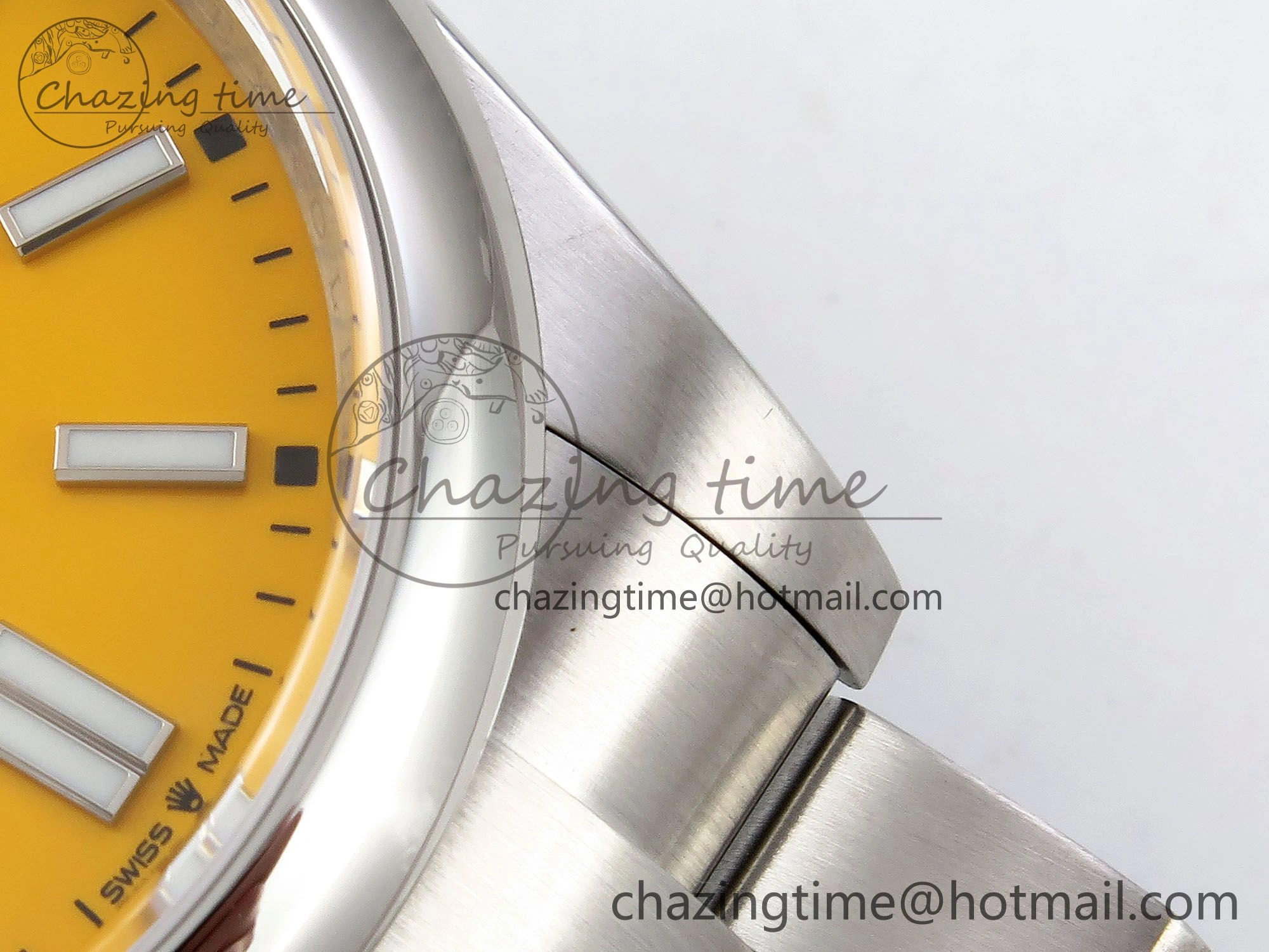 TechFriendly Oyster Perpetual 124300 41mm APF 1:1 Best Edition 904L Steel Yellow Dial VR 1409