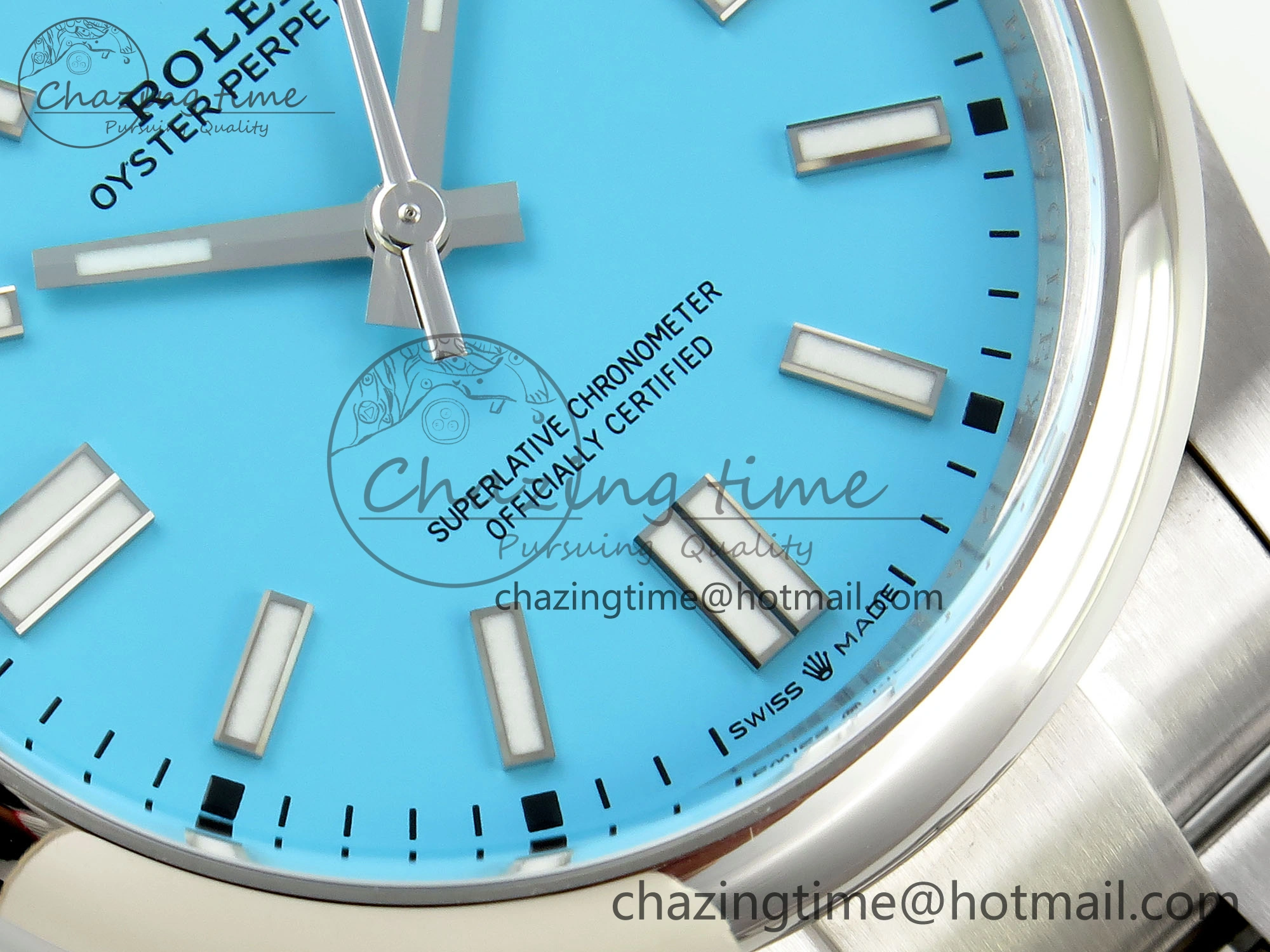 Fashionable Oyster Perpetual 124300 41mm Clean 1:1 Best Edition 904L Steel Tiffany Blue Dial VR 1701