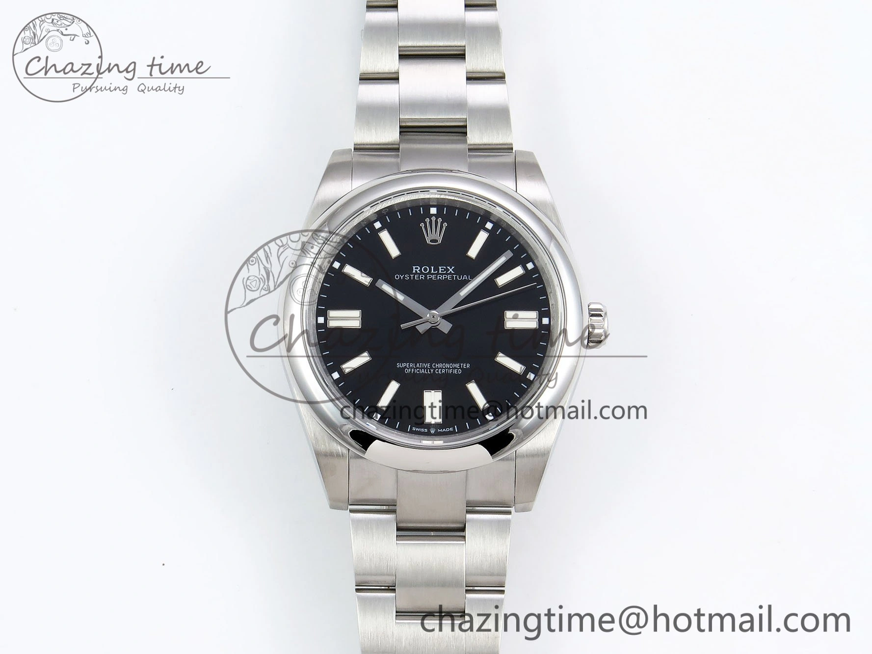 TopPick Oyster Perpetual 124300 41mm DIWF 1:1 Best Edition 904L Steel Black Dial A 1529