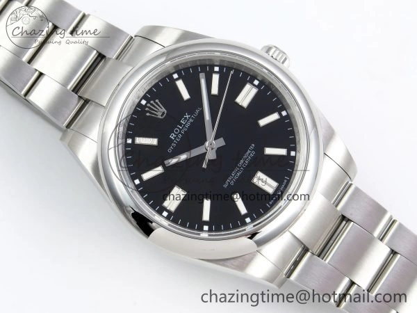 TopPick Oyster Perpetual 124300 41mm DIWF 1:1 Best Edition 904L Steel Black Dial A 1529