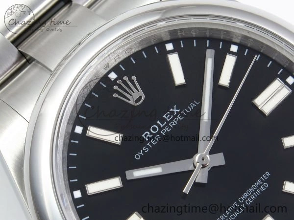 TopPick Oyster Perpetual 124300 41mm DIWF 1:1 Best Edition 904L Steel Black Dial A 1529