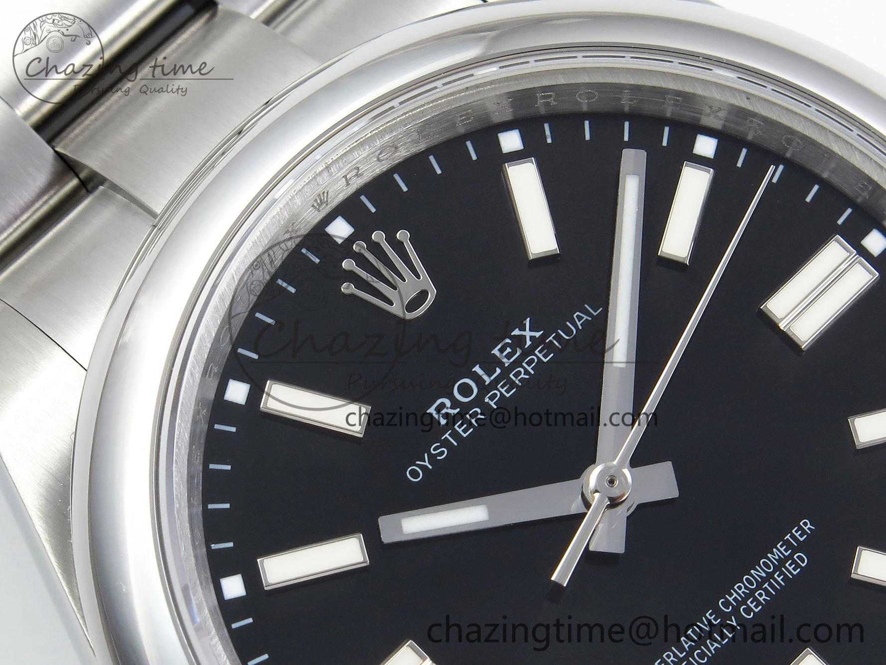 TopPick Oyster Perpetual 124300 41mm DIWF 1:1 Best Edition 904L Steel Black Dial A 1529