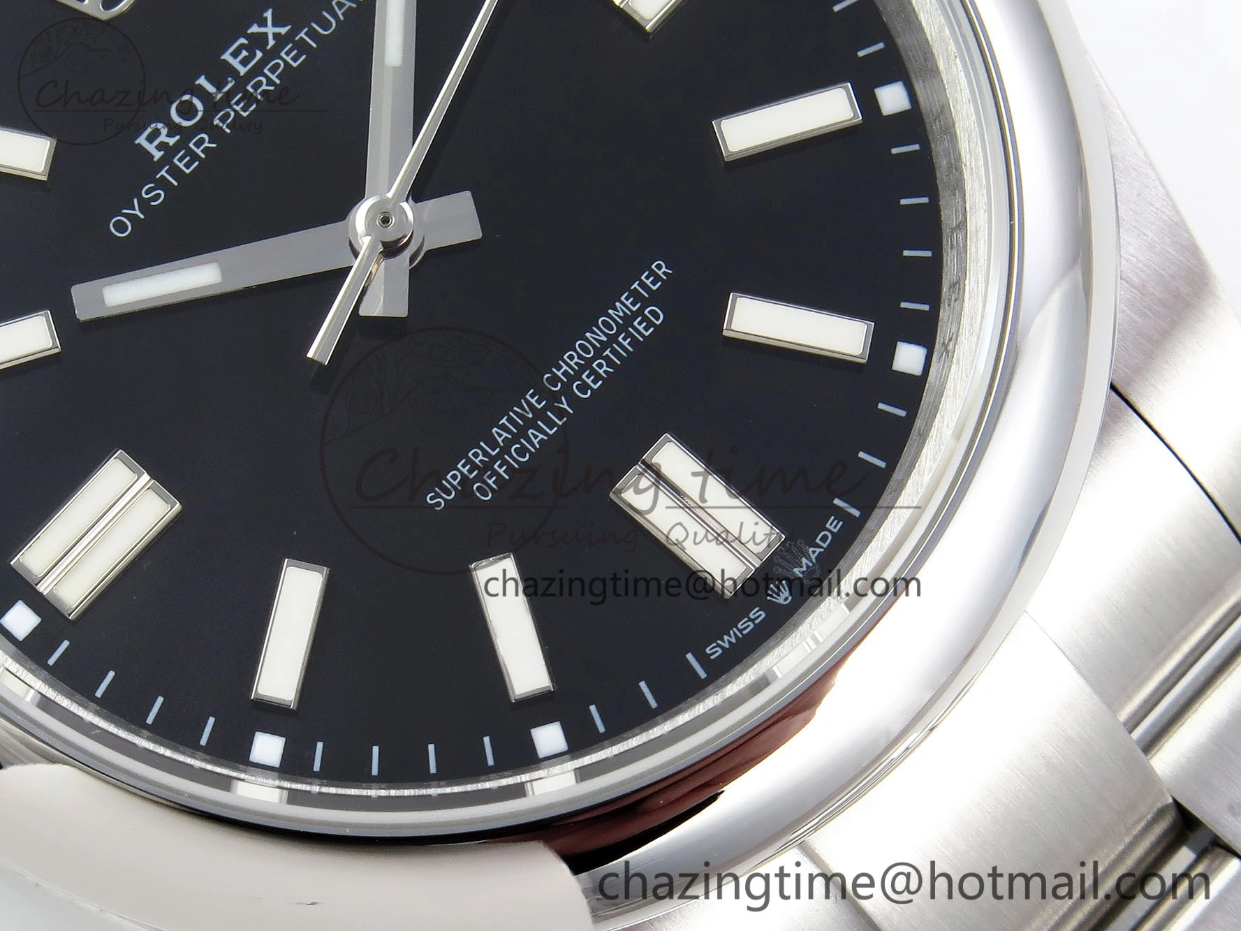 TopPick Oyster Perpetual 124300 41mm DIWF 1:1 Best Edition 904L Steel Black Dial A 1529