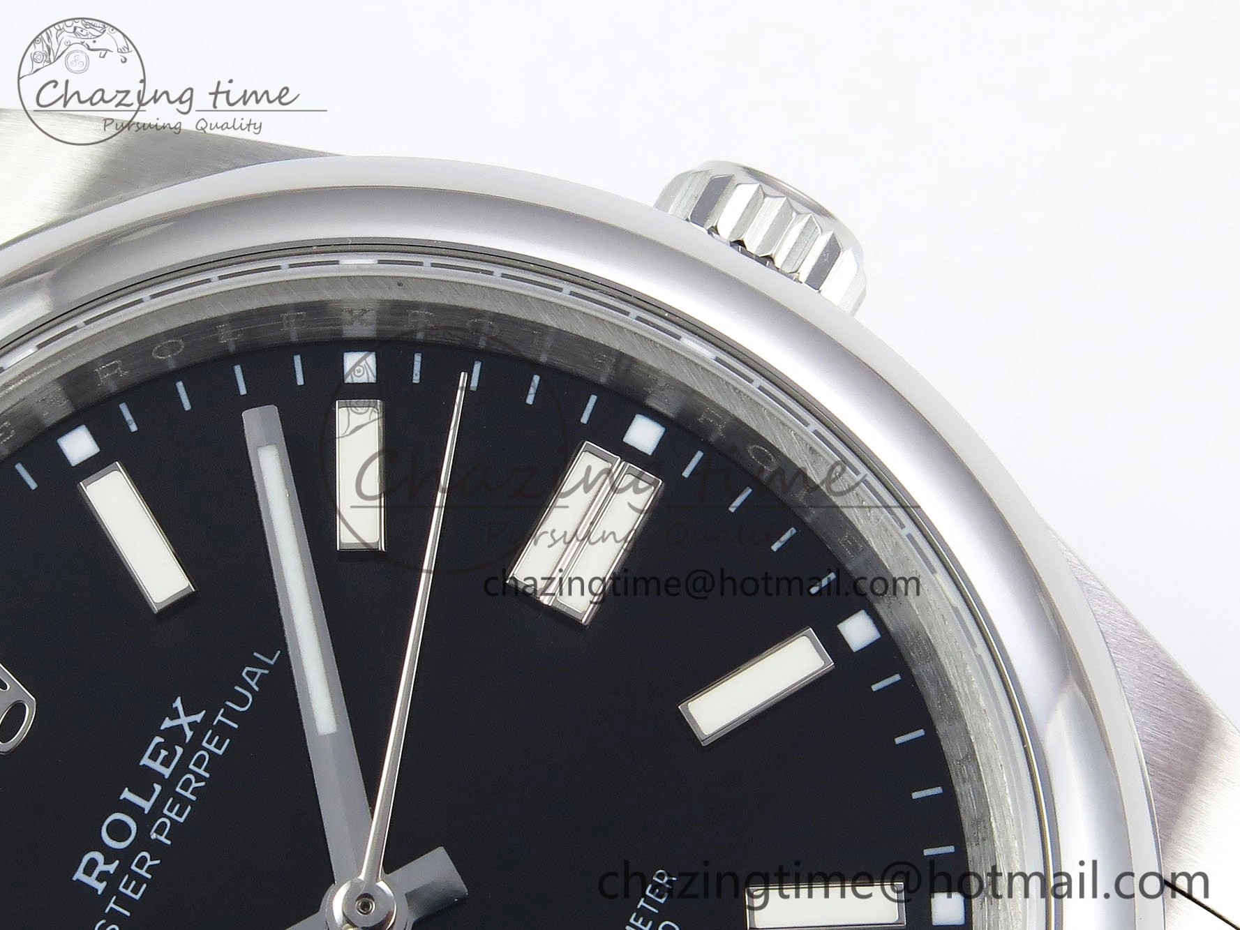 TopPick Oyster Perpetual 124300 41mm DIWF 1:1 Best Edition 904L Steel Black Dial A 1529