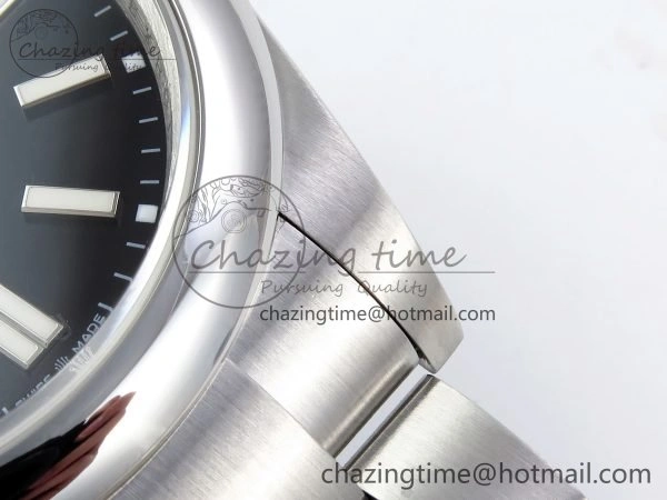 TopPick Oyster Perpetual 124300 41mm DIWF 1:1 Best Edition 904L Steel Black Dial A 1529