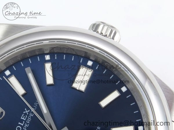 Bright Oyster Perpetual 124300 41mm DIWF 1:1 Best Edition 904L Steel Blue Dial A 1530