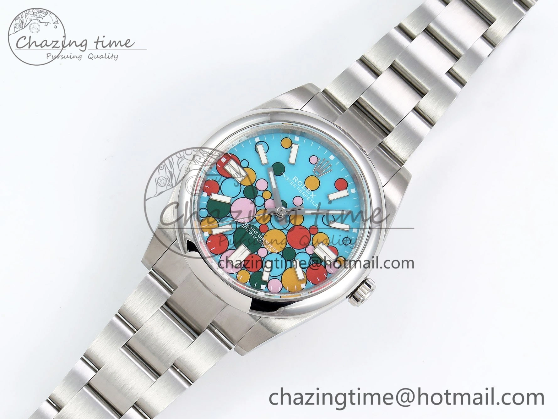 Oyster Perpetual 124300 41mm DIWF 1:1 Best Edition 904L Steel Celebration Dial A Upgraded 1534