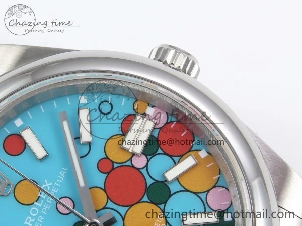 Oyster Perpetual 124300 41mm DIWF 1:1 Best Edition 904L Steel Celebration Dial A Upgraded 1534