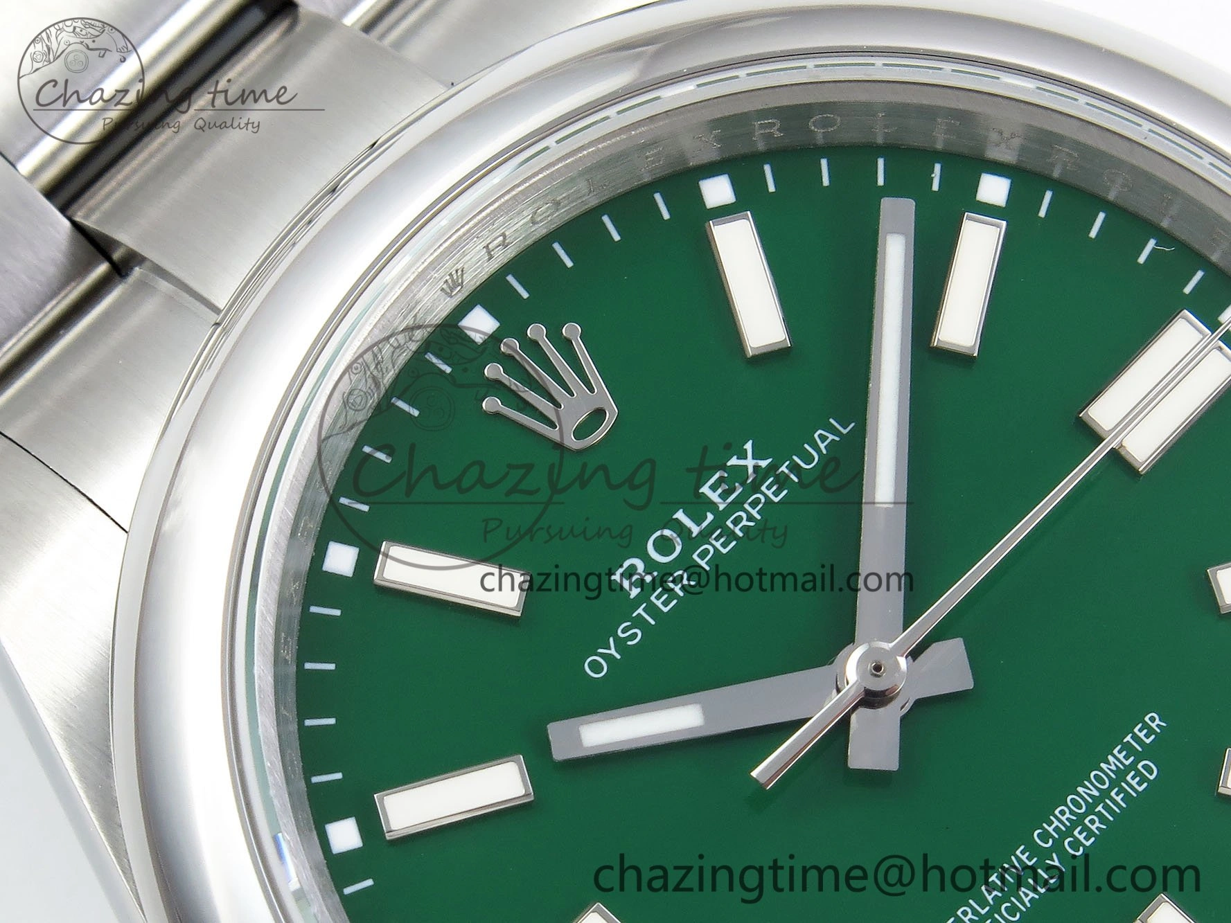 Oyster Perpetual 124300 41mm DIWF 1:1 Best Edition 904L Steel Green Dial A Unique 1532