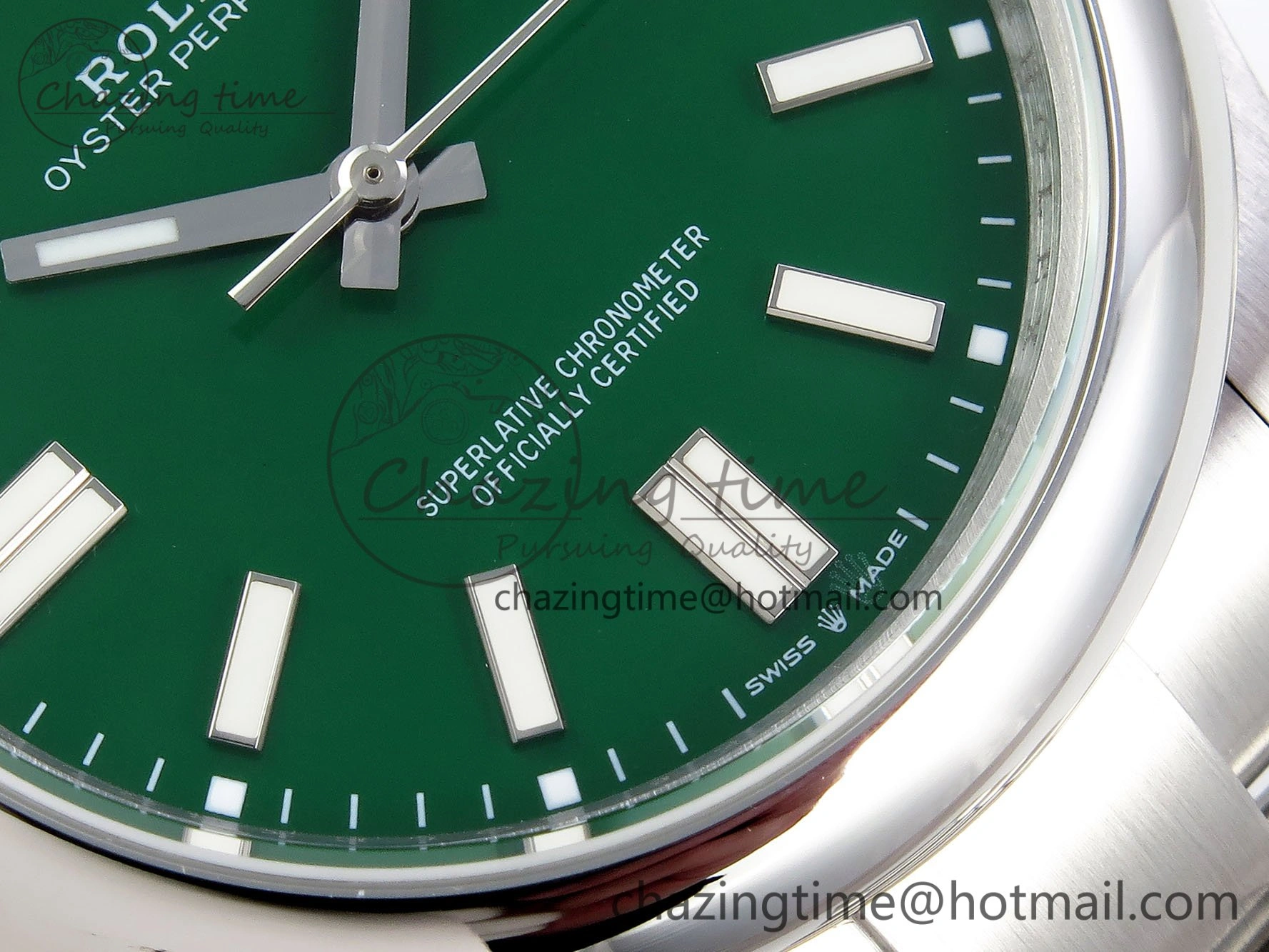 Oyster Perpetual 124300 41mm DIWF 1:1 Best Edition 904L Steel Green Dial A Unique 1532
