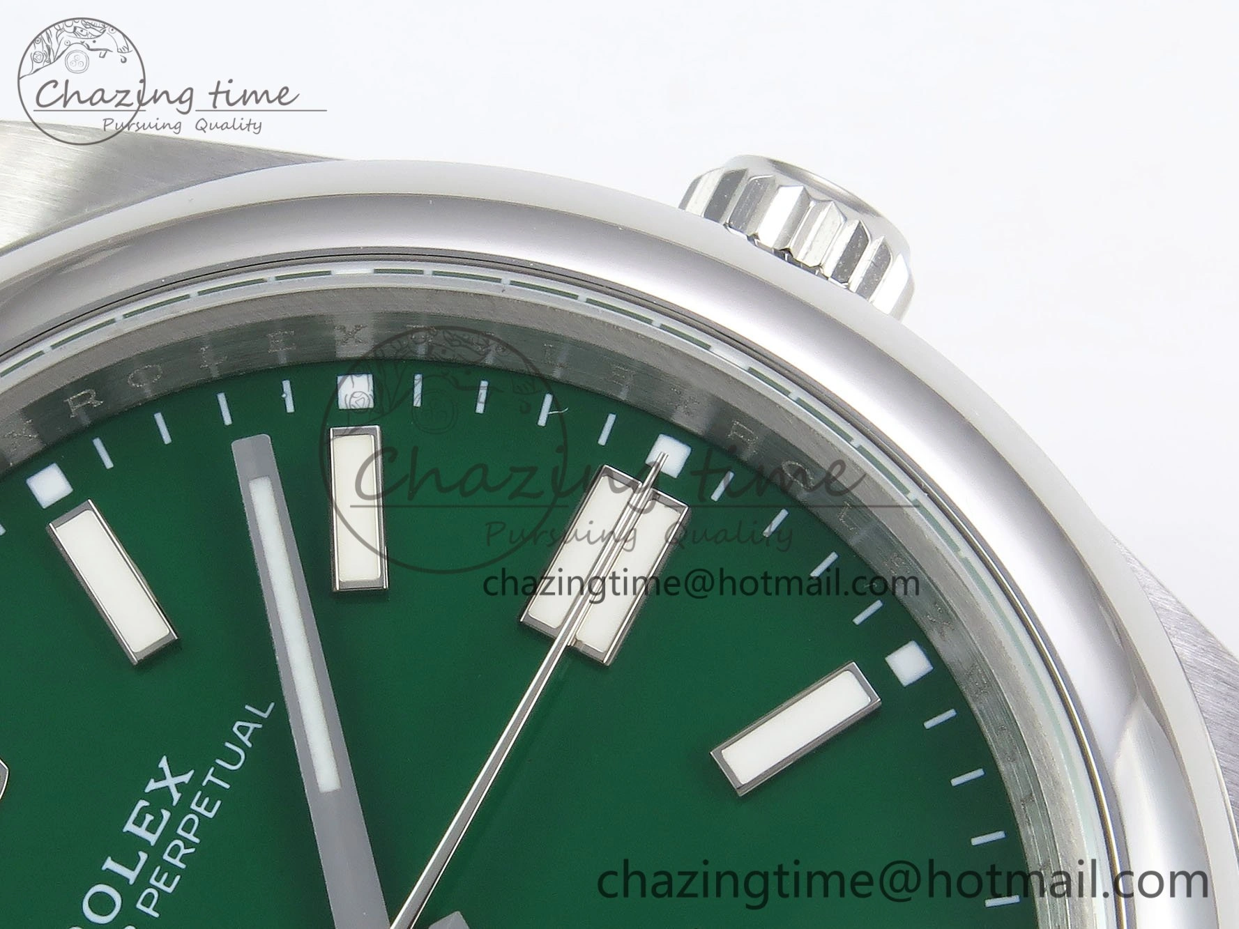 Oyster Perpetual 124300 41mm DIWF 1:1 Best Edition 904L Steel Green Dial A Unique 1532