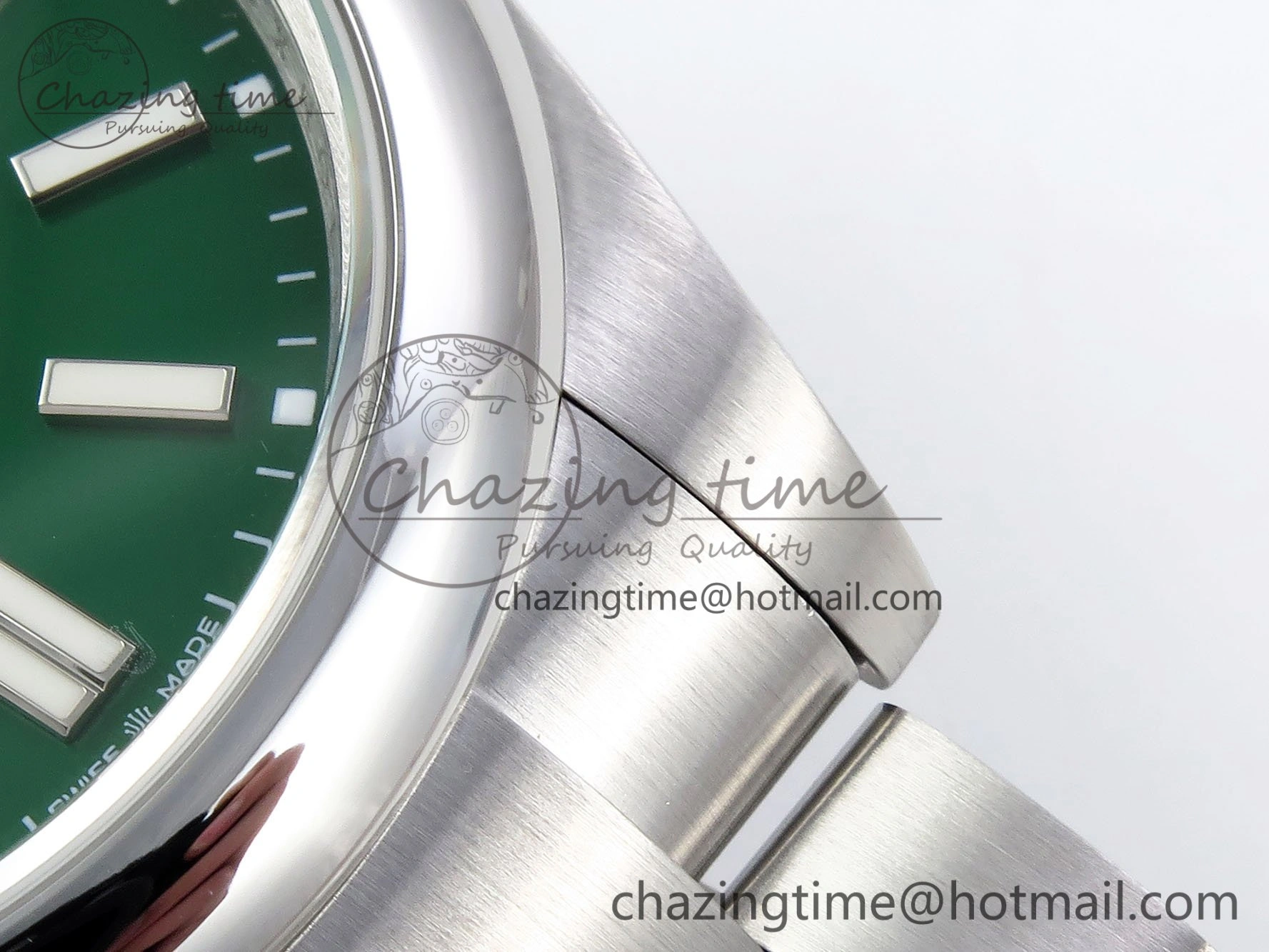 Oyster Perpetual 124300 41mm DIWF 1:1 Best Edition 904L Steel Green Dial A Unique 1532