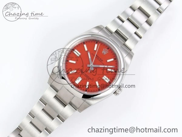 RelaxedFit Oyster Perpetual 124300 41mm DIWF 1:1 Best Edition 904L Steel Orange Dial A 1527