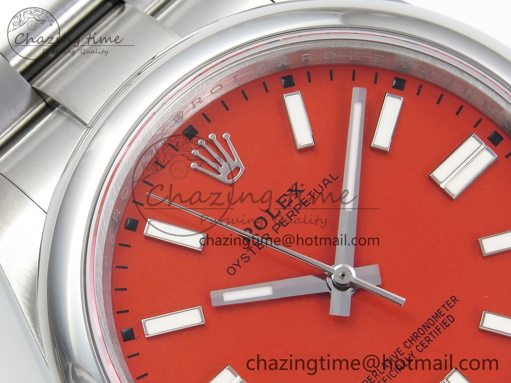 RelaxedFit Oyster Perpetual 124300 41mm DIWF 1:1 Best Edition 904L Steel Orange Dial A 1527