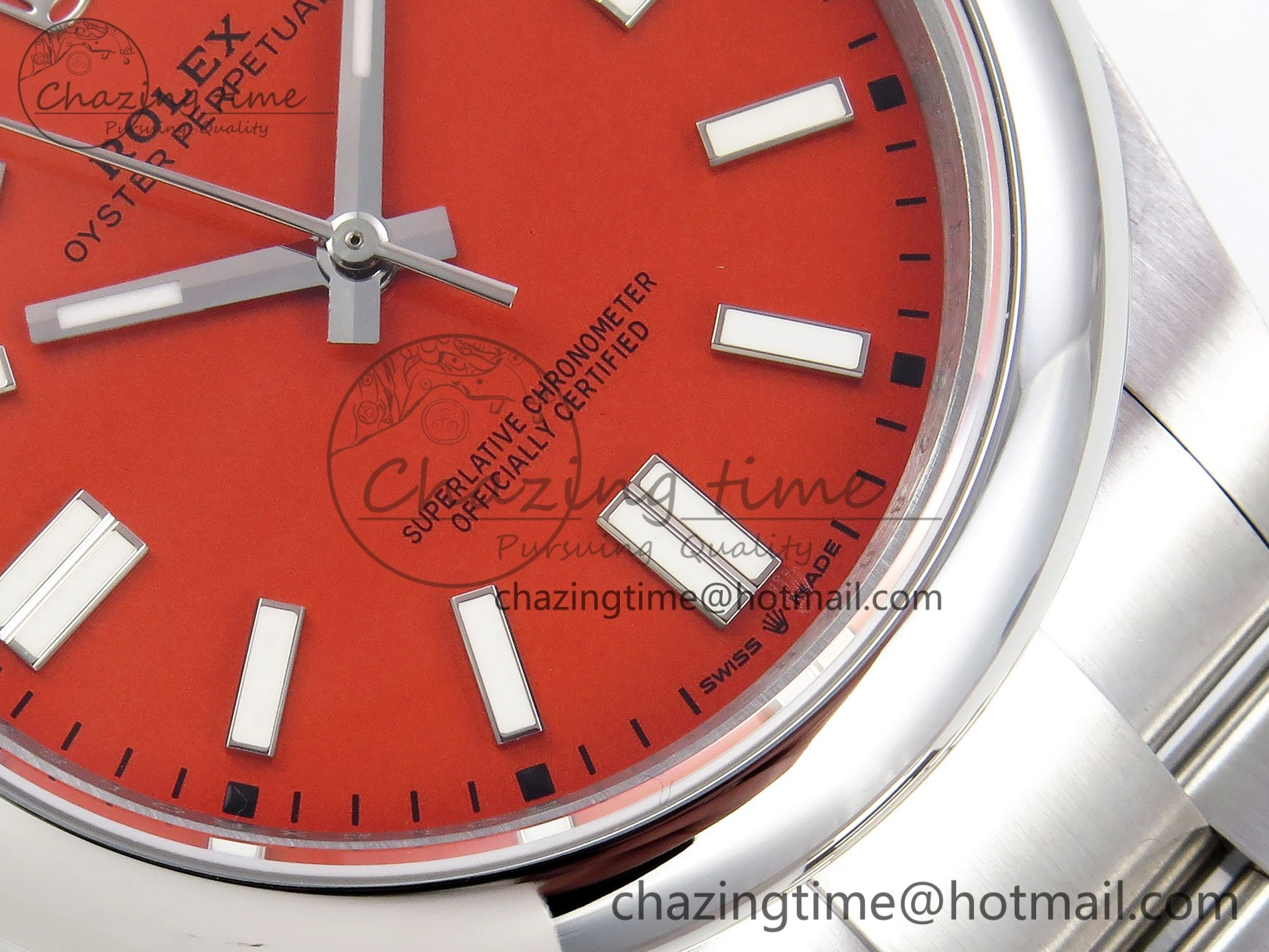 RelaxedFit Oyster Perpetual 124300 41mm DIWF 1:1 Best Edition 904L Steel Orange Dial A 1527