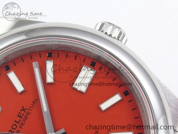 RelaxedFit Oyster Perpetual 124300 41mm DIWF 1:1 Best Edition 904L Steel Orange Dial A 1527