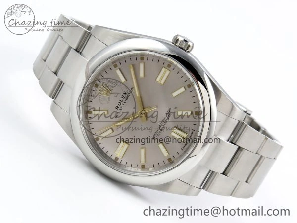 Oyster Perpetual 124300 41mm DIWF 1:1 Best Edition 904L Steel Silver Dial A Unisex 1538