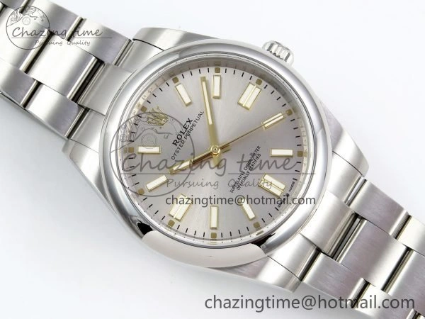 Oyster Perpetual 124300 41mm DIWF 1:1 Best Edition 904L Steel Silver Dial A Unisex 1538